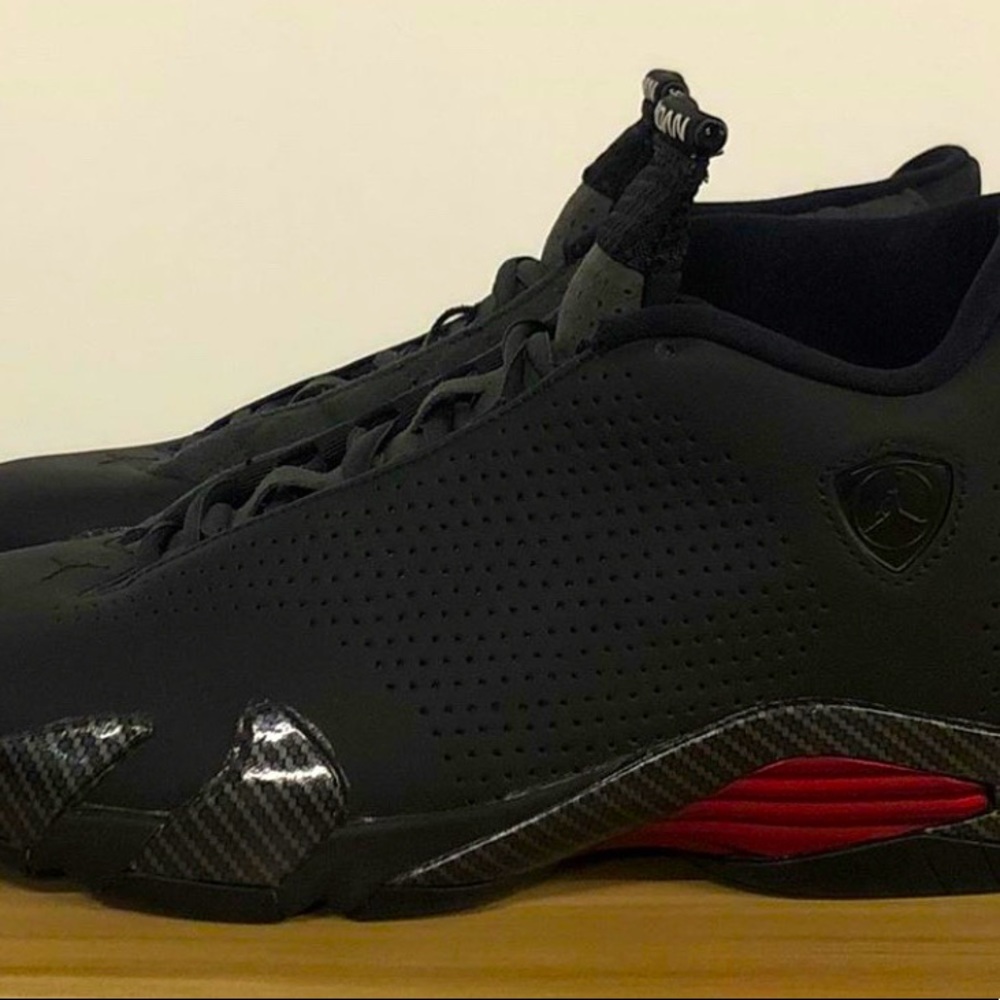 Jordan 14’s Ferrari black